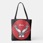 Hände getickt Thunder_Cove Tasche (Rückseite)
