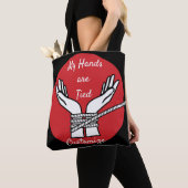Hände getickt Thunder_Cove Tasche (Von Nahem)