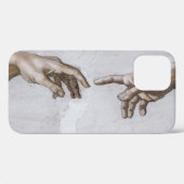 Hände Gottes und Adams von Michelangelo Case-Mate iPhone Hülle (Rückseite (Horizontal))