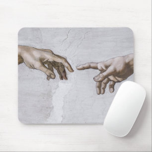 Hände Gottes und Adams von Michelangelo Mousepad