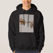 Hände Gottes Vater und Adam von Michelangelo Hoodie (Vorderseite)