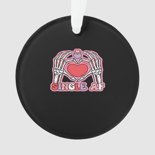 Hände Halloween Classic - Spooky Skeleton Design Ornament (Vorderseite)