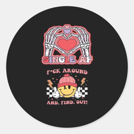 Hände Halloween Funny - Grabby Ghoul Runder Aufkleber (Vorderseite)