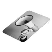 Hände halten magnet (Linke Seite)