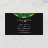 Hände halten - Mandala Visitenkarte (Rückseite)