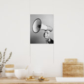 Hände halten poster (Küche)