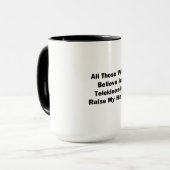 Hände heben tasse (Vorderseite Links)