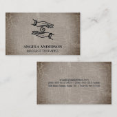 Hände heilen | Hintergrund Visitenkarte (Vorne/Hinten)