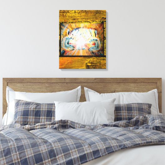 Hände heilen leinwanddruck (Insitu (Schlafzimmer))
