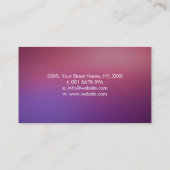 Hände heilen - Monde - Mutter der Perlenfirma C Visitenkarte (Rückseite)