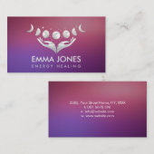 Hände heilen - Monde - Mutter der Perlenfirma C Visitenkarte (Vorne/Hinten)