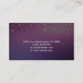 Hände heilen - Monde - Pastellgold Visitenkarte (Rückseite)