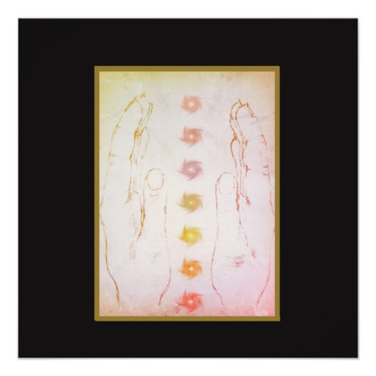 Hände heilen poster (Vorderseite)