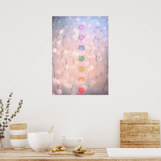 Hände heilen poster (Küche)