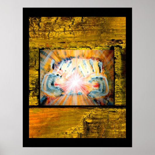 Hände heilen poster (Vorne)