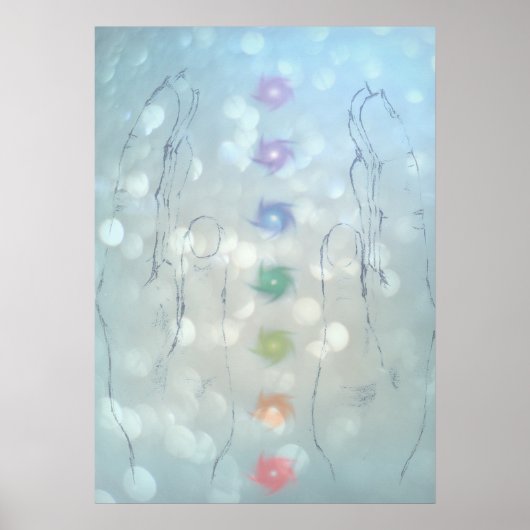 Hände heilen poster (Vorne)