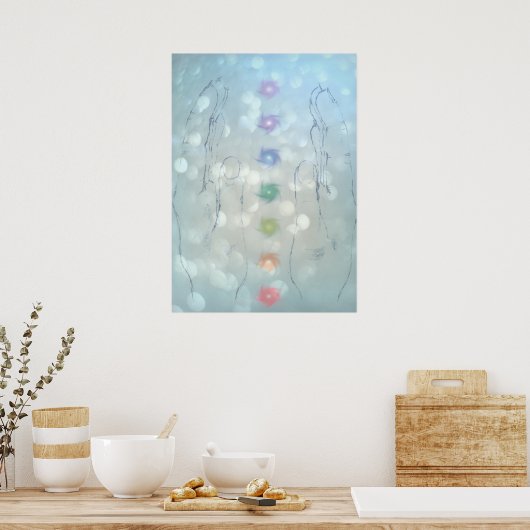 Hände heilen poster (Küche)