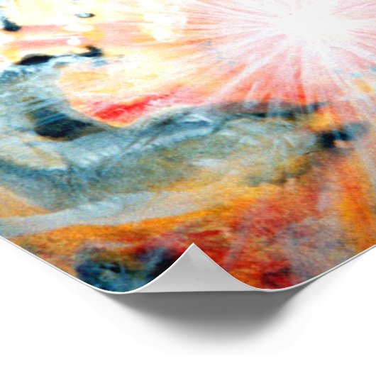 Hände heilen poster (Ecke)