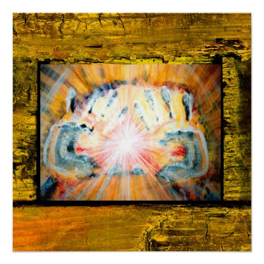 Hände heilen poster (Vorderseite)