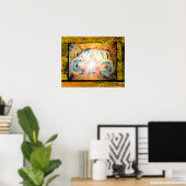 Hände heilen poster (Heimbüro)