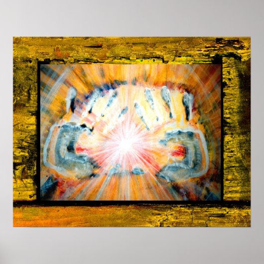 Hände heilen poster (Vorne)