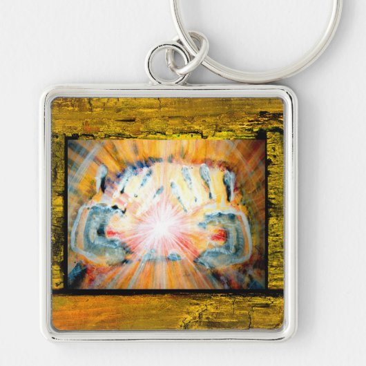 Hände heilen schlüsselanhänger (Vorne)