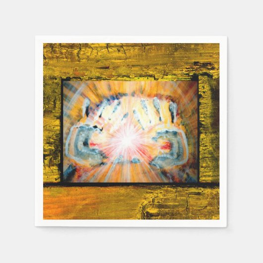 Hände heilen serviette (Vorderseite)