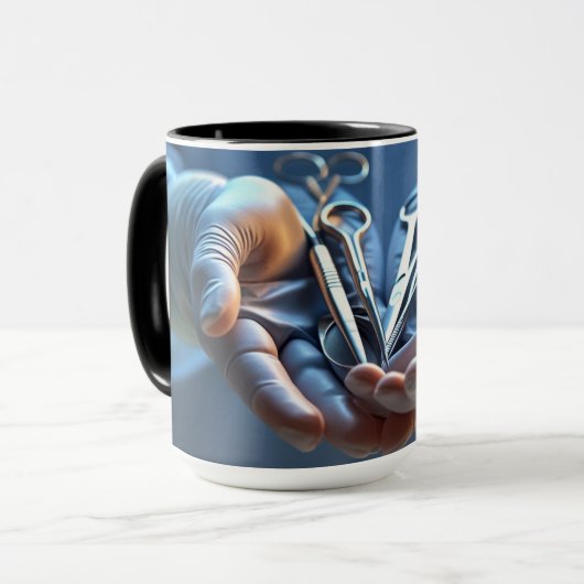 Hände heilen tasse (Vorderseite Links)