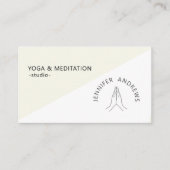 Hände hellgrün weiß visitenkarte (Vorderseite)