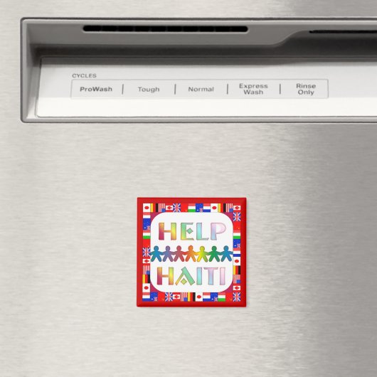 Hände Helping Haiti Magnet (In Situ (Geschirrspüler))