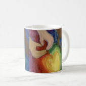 Hände & Herz Diversity Herz Liebe Kaffee Cups Kaffeetasse (VorderseiteRechts)