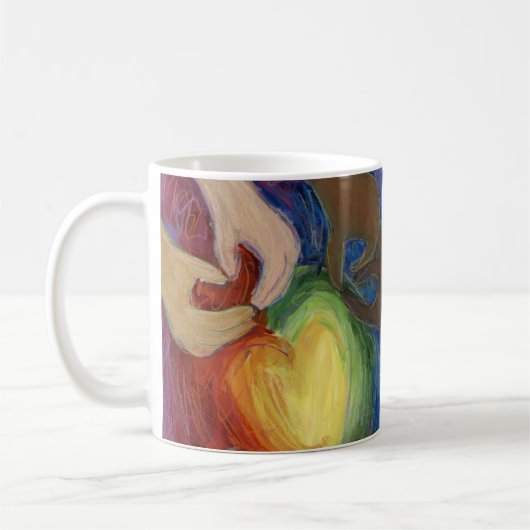 Hände & Herz Diversity Herz Liebe Kaffee Cups Kaffeetasse (Links)
