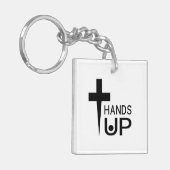 Hände hoch schlüsselanhänger (Vorderseite links)