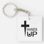 Hände hoch schlüsselanhänger (Vorderseite)