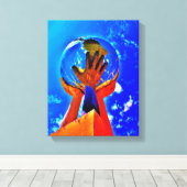 Hände II Leinwanddruck (Insitu (Holzboden))