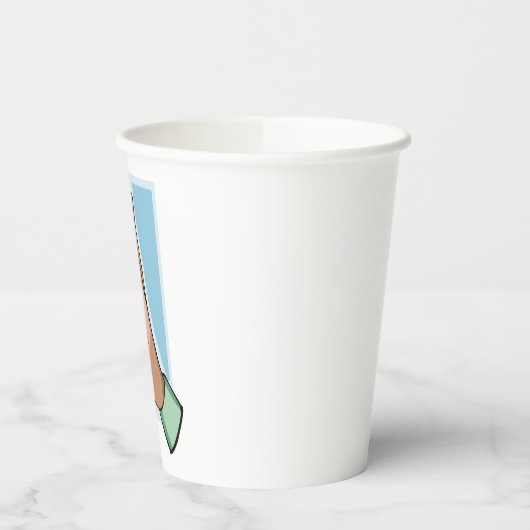 Hände im Gebet Pappbecher (Links)