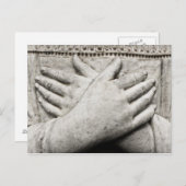 Hände im Gebet Postkarte (Vorne/Hinten)