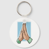 Hände im Gebet Schlüsselanhänger (Vorderseite)