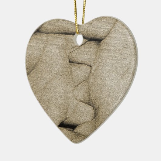 Hände Keramik Ornament (Links)