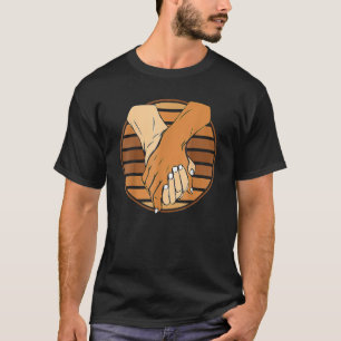 Hände Melanin Schwarze Geschichte Monat Afrikanisc T-Shirt
