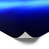 Hände mit dem universellen strahlblauen Weiß heile Poster (Ecke)