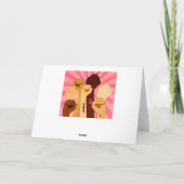 Hände mit Faust aufgezogen Karte (Rückseite)