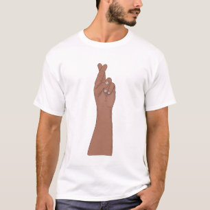 Hände mit gekreuzten Fingern Vintage Viel Glück Ho T-Shirt
