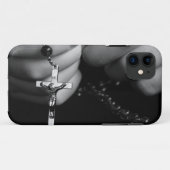 Hände mit Rosenkranzperlen Case-Mate iPhone Hülle (Rückseite (Horizontal))