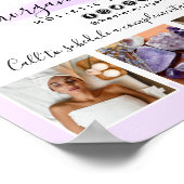 Hände & Mond Massage Wellness-Center Salon Marketi Poster (Ecke)