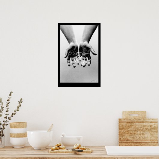 Hände Poster (Küche)