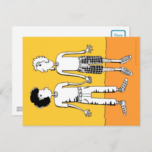 Hände Postkarte (Vorne/Hinten)