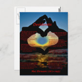 Hände Postkarte (Vorne/Hinten)