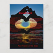 Hände Postkarte (Vorderseite)