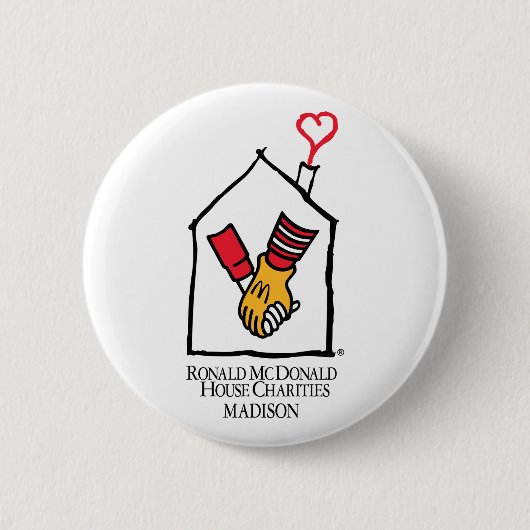 Hände Ronald McDonald Button (Vorderseite)